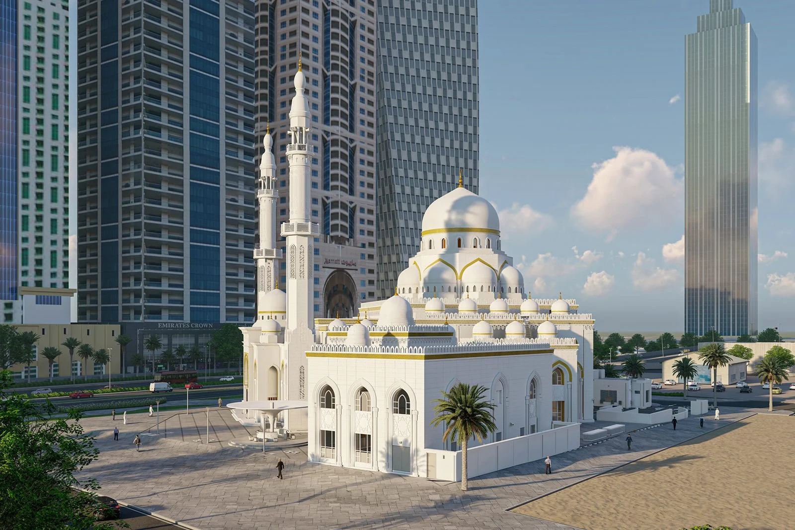 HH Sheikh Rashid Bin Mohammed Mosque — IZEC works