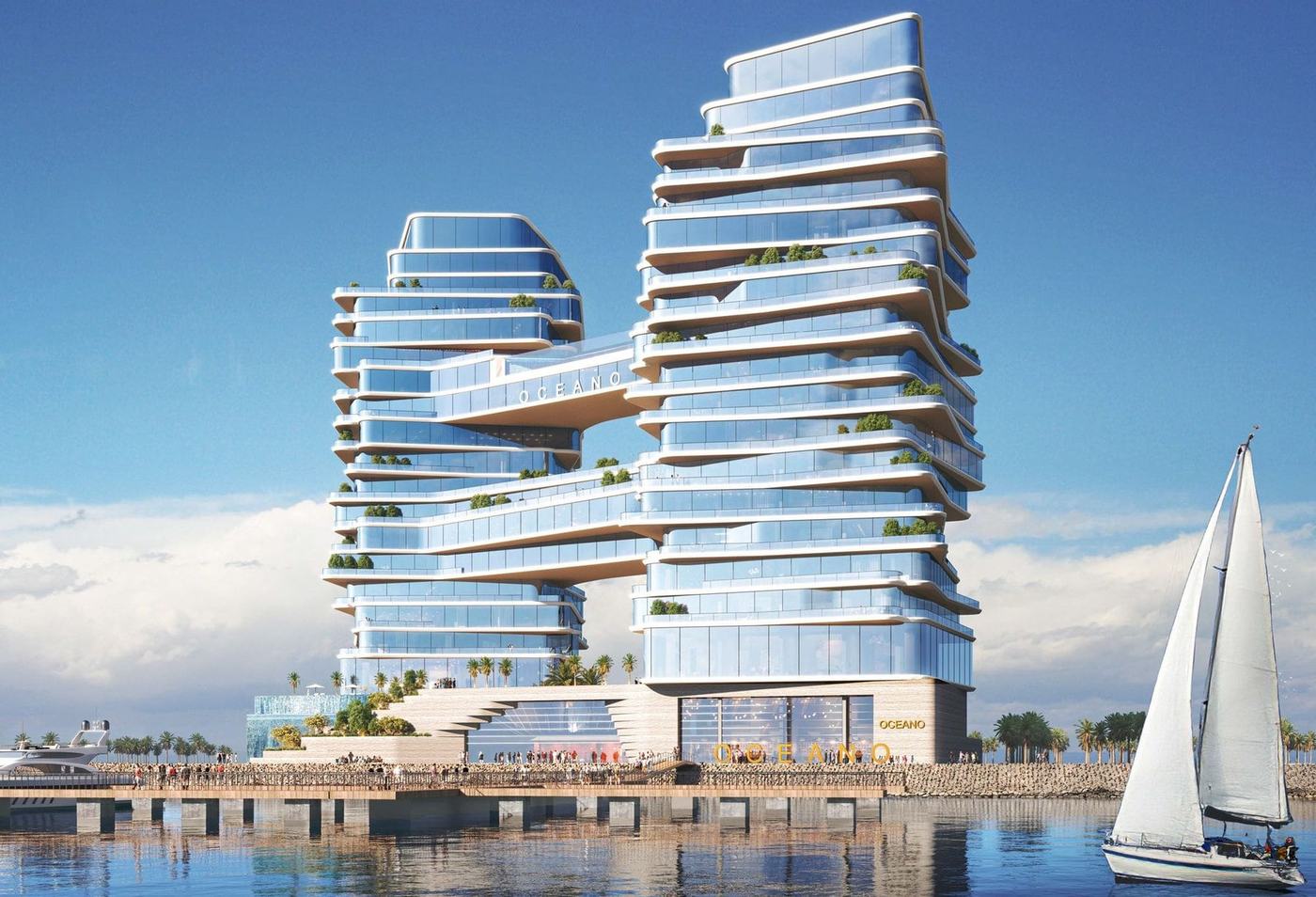 Oceano by Luxe — exterior waterfront day view